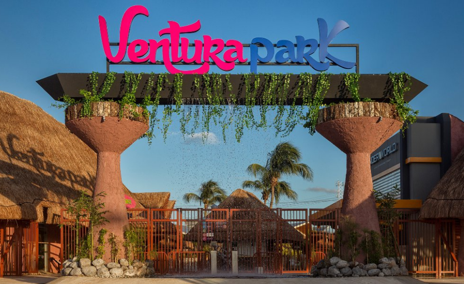 Ventura Park entrance - Things to do in Cancun for Non-Drinkers